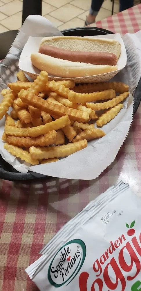 Hot Dog with Fries